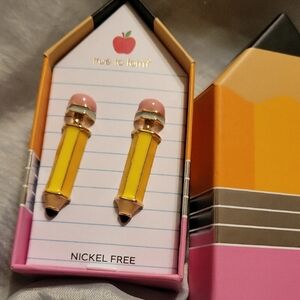 True to Form Pencil Earrings Bnib Rt Ls